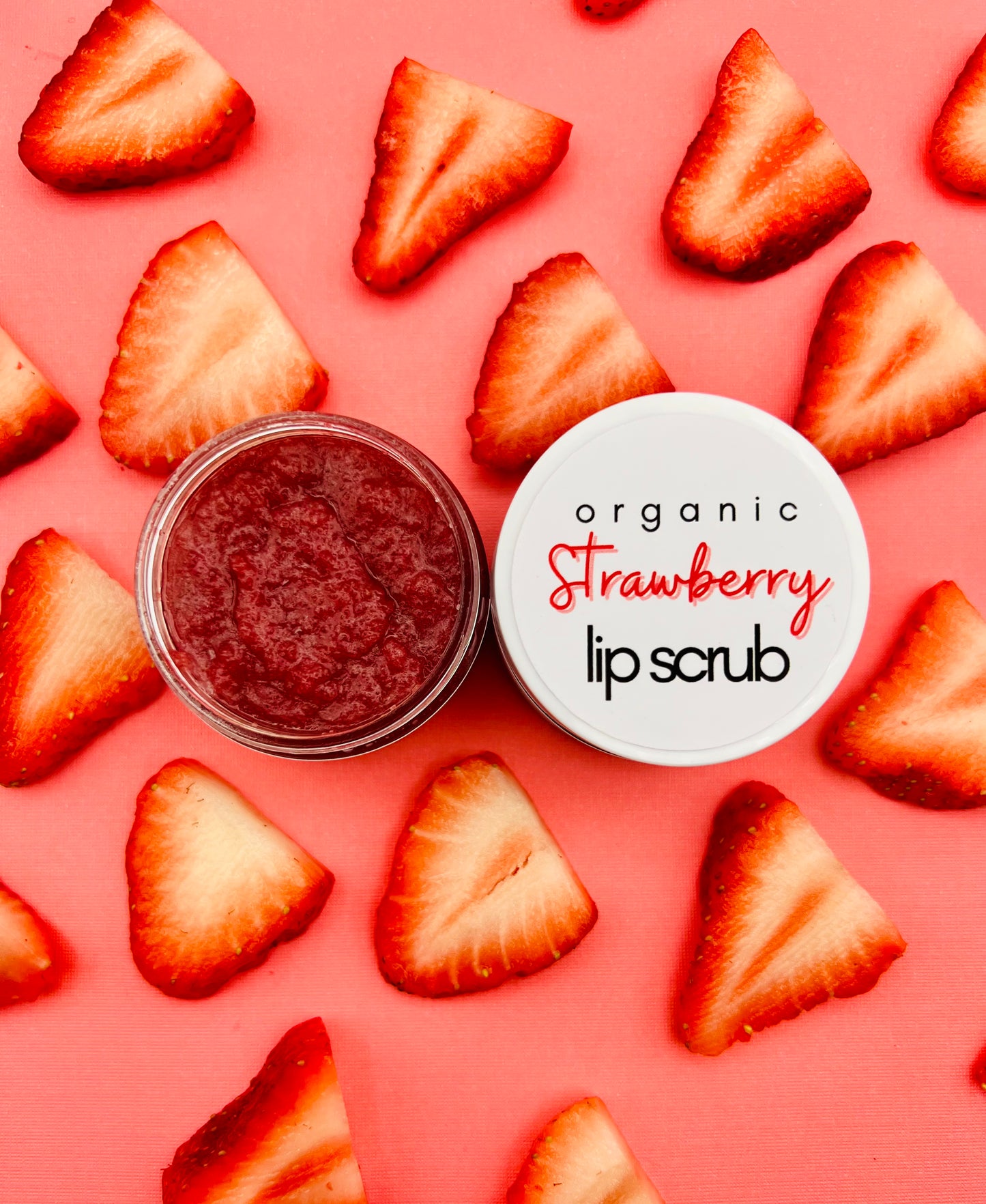 Organic Strawberry Lip Scrub